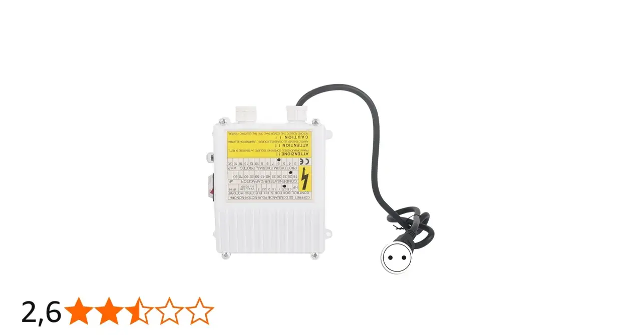 Scatola di controllo per motori elettrici con protezione termica, essenziale per la protezione termica pompa sommersa.