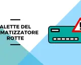 Icona di un climatizzatore con un segnale di pericolo, testo "Alette del climatizzatore rotte". Guida su come sbloccare le alette del condizionatore.