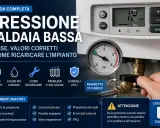 Guida completa: pressione caldaia bassa. Cause, valori corretti e come ricaricare l'impianto. Attenzione: se la pressione scende spesso, potrebbe esserci una perdita.