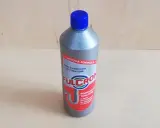 Flacone di liquido idraulico Fulcron, per eliminare ingorghi senza causare danni alle tubature.