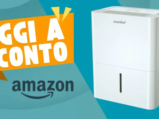Deumidificatore Comfee in offerta su Amazon. Scopri a quanto impostare il deumidificatore in inverno per un comfort ottimale.