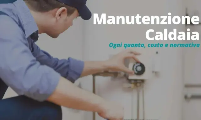 Tecnico che controlla una caldaia. Scopri ogni quanto manutenzione caldaia, costi e normative per la tua sicurezza.